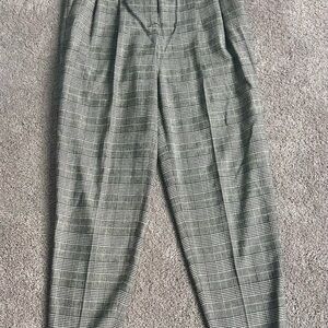 Brooks Brothers Black and White Checkered Dress Pants